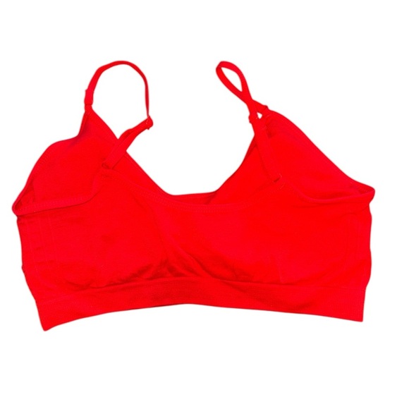 🟣Angelina Red Padded Bralette OS NWOT - Picture 2 of 3